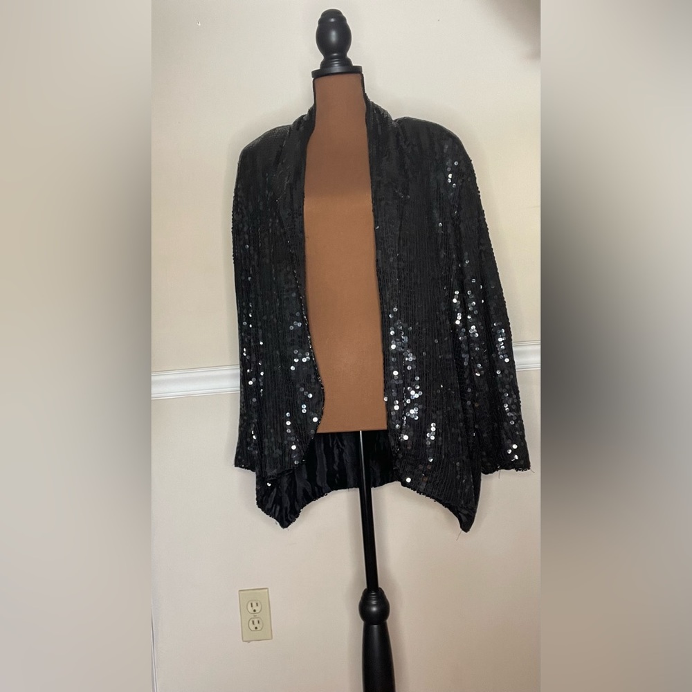 Black sequince blazer